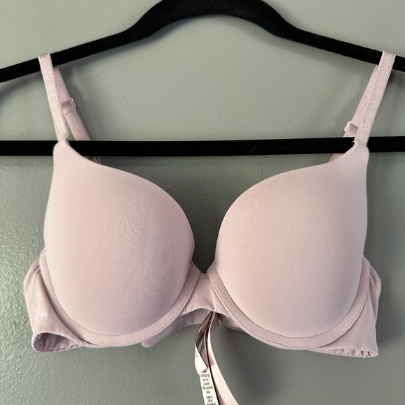 Victoria's Secret T-Shirt Push-Up Full Coverage Lavender‎ Purple Bra 32B - Picture 1 of 9